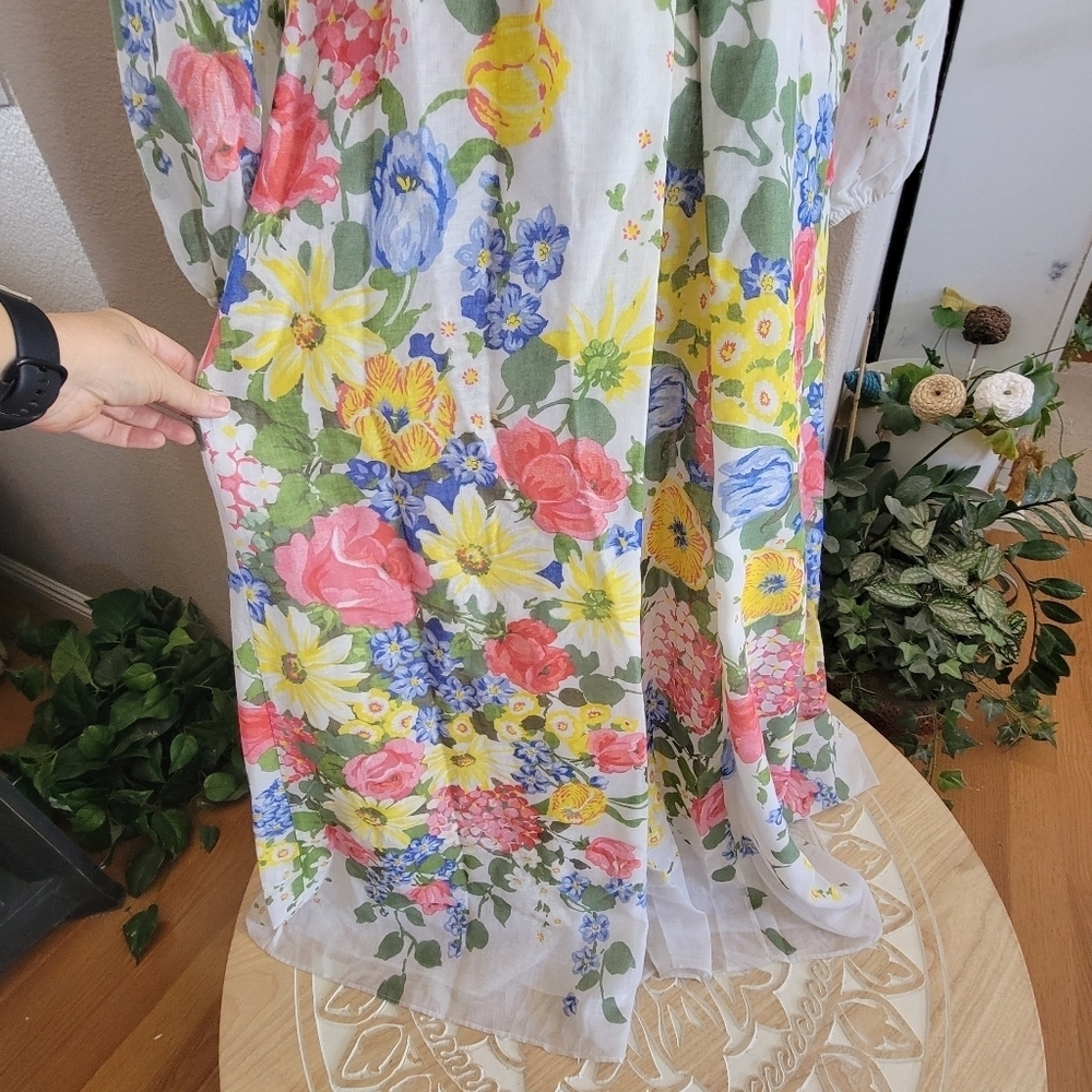 Avalon Classic Vintage Floral Long Sleeve Maxi Dress - Picture 4 of 16